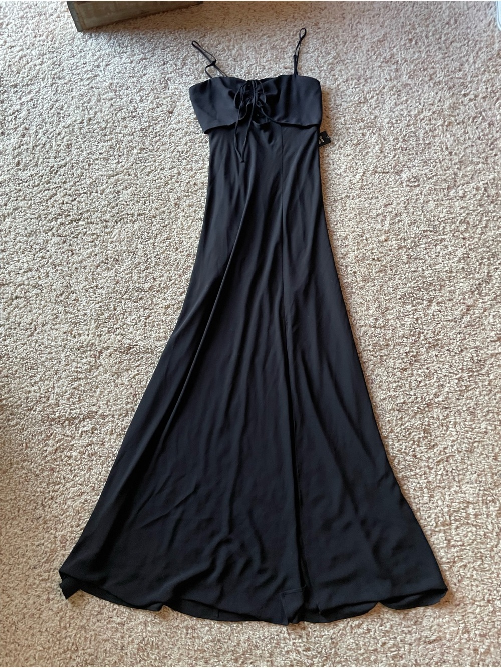 BNWT EXPRESS Black Bodice Maxi Dress - Women Size 2
